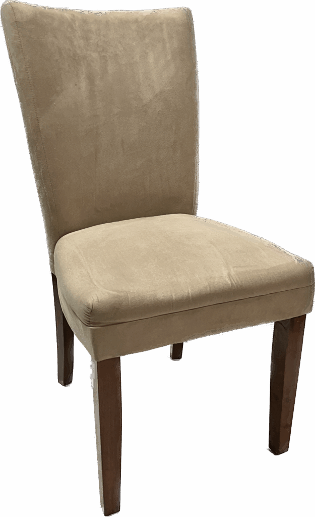 Taupe Suede Chair