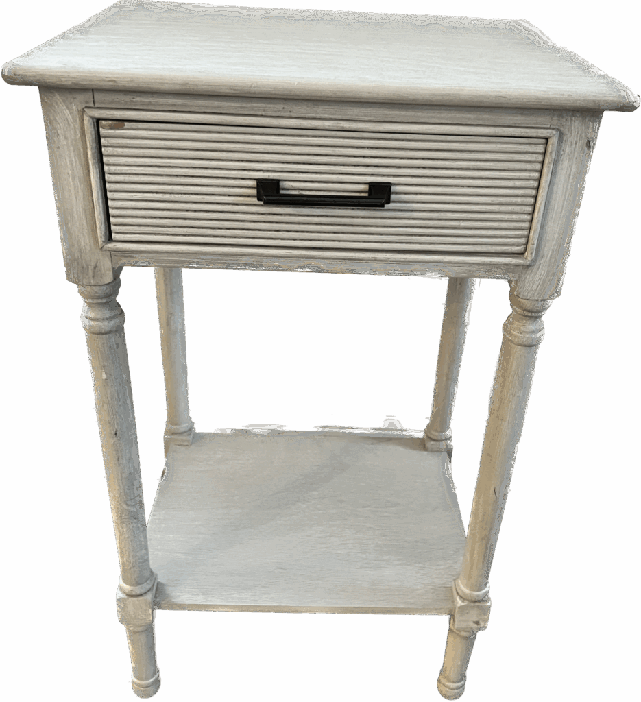 Grey Bedside Table