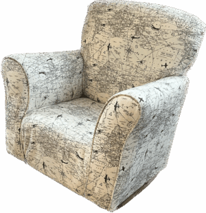 Children's Upholstered Rocking Chair
