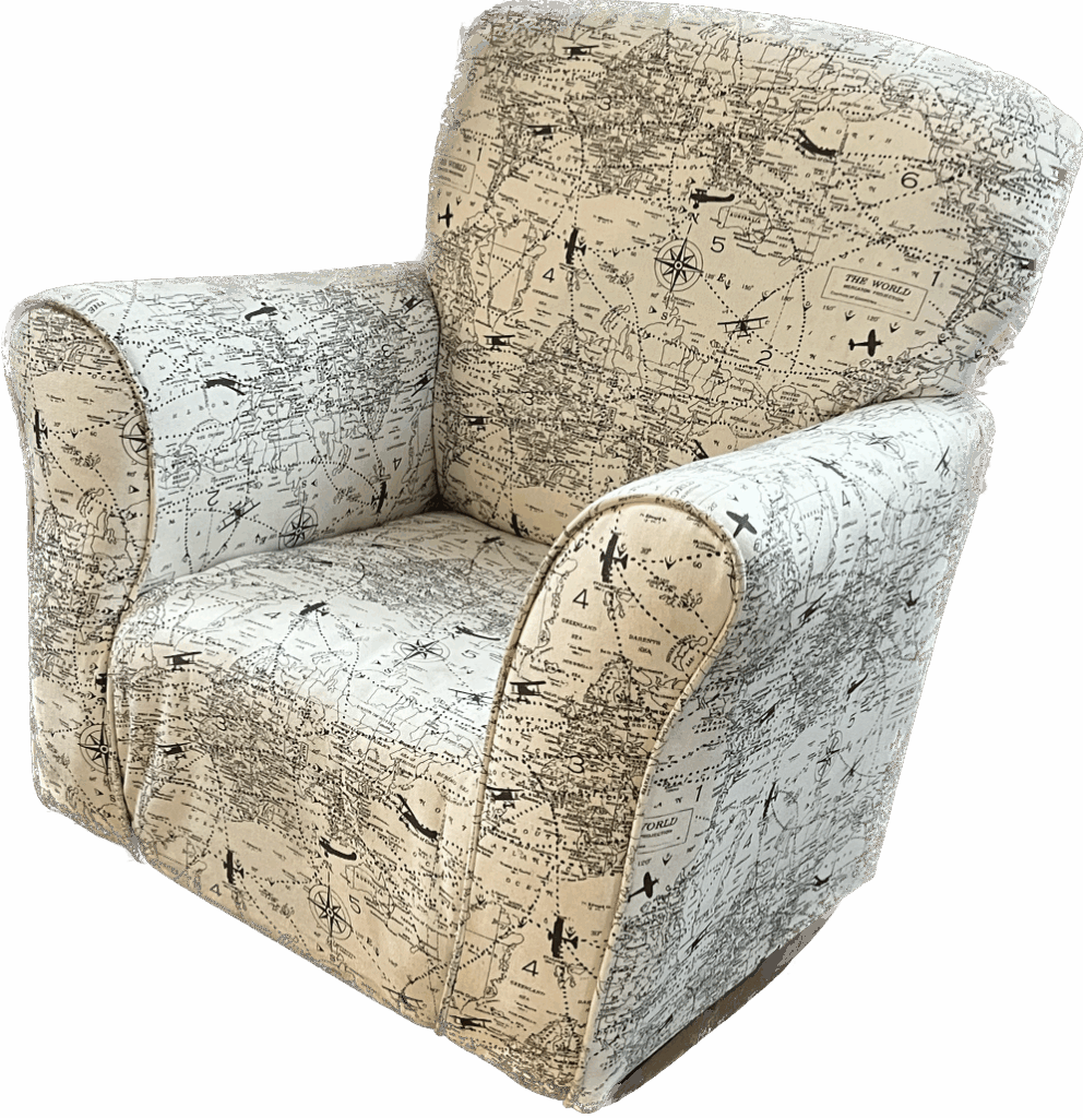 Children's Upholstered Rocking Chair