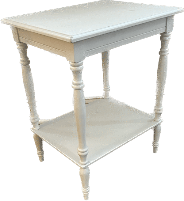 White Bedside Table