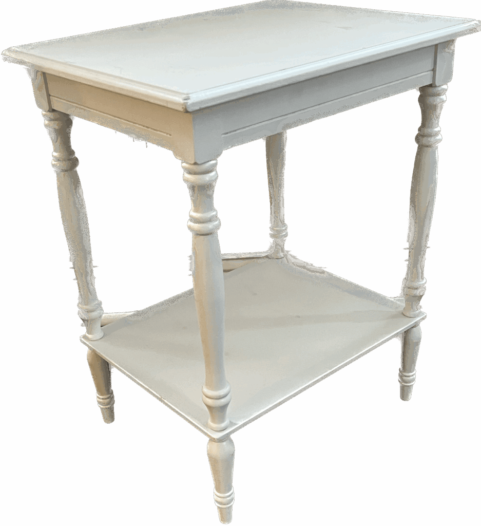 White Bedside Table