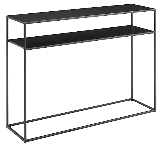 Black Metal Console Table