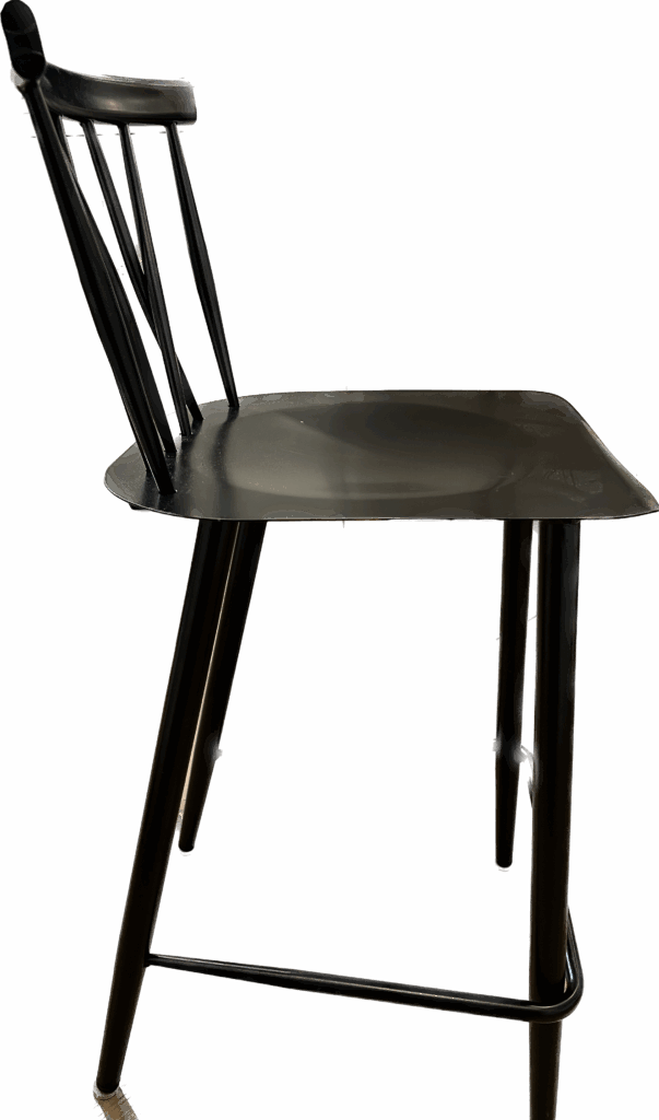 Black Metal Counter Stools