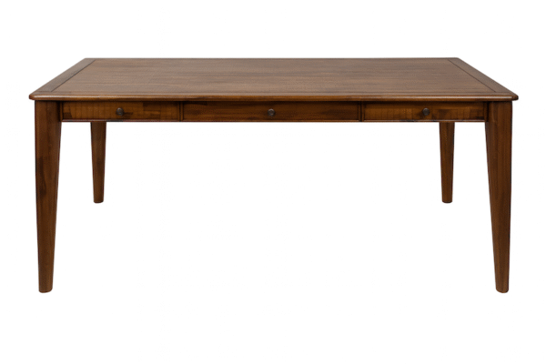 Wood 3 Drawer Dining Table