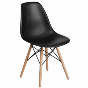 Black Bucket Side Chair