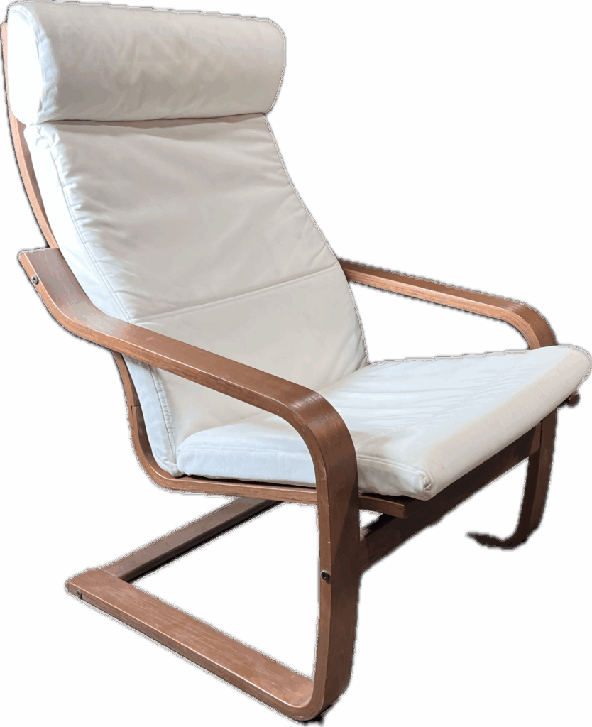 Bent Wood Sling Chair