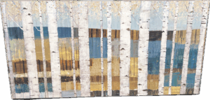 Birch Trees in Shimmering Valley