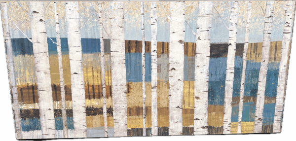 Birch Trees in Shimmering Valley