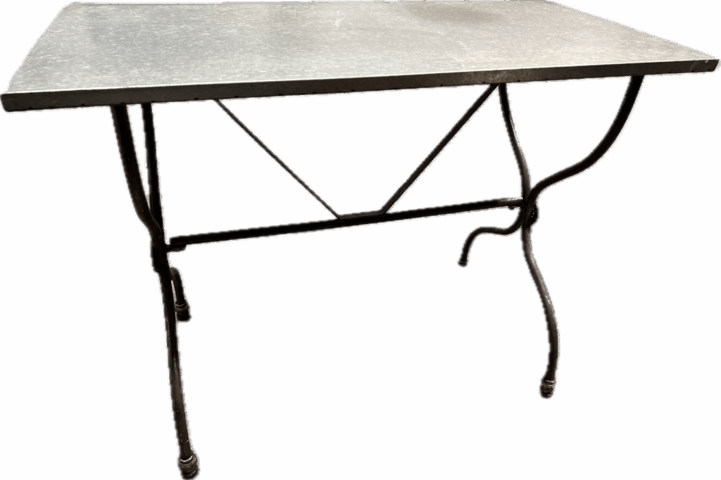 Vintage Style Aluminum Table