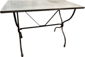 Vintage Style Aluminum Table