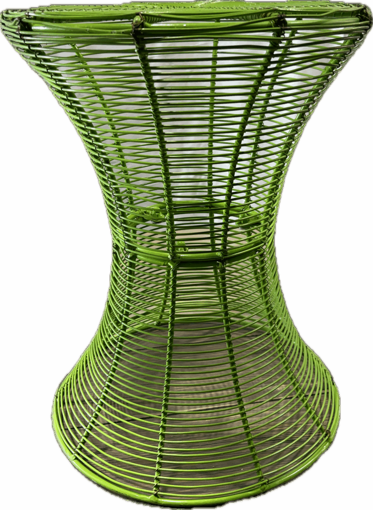 Green  Wire Indoor-Outdoor Side Table