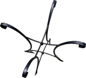 Collapsible Table Base with Curled Feet