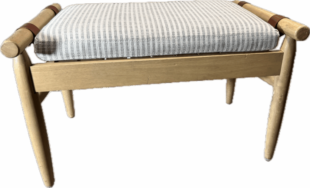 Striped Beech Wood Bench