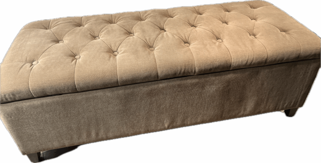 Beige Storage Bench