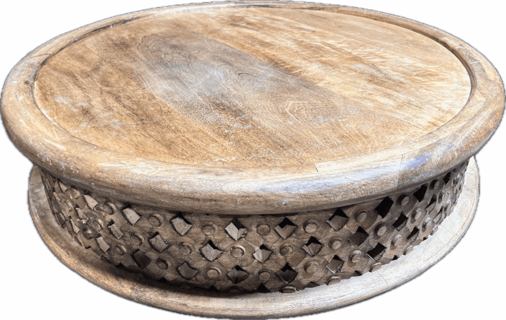 Round Boho Low Table