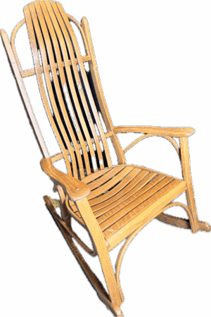 Amish Oak Slat Rocking Chair