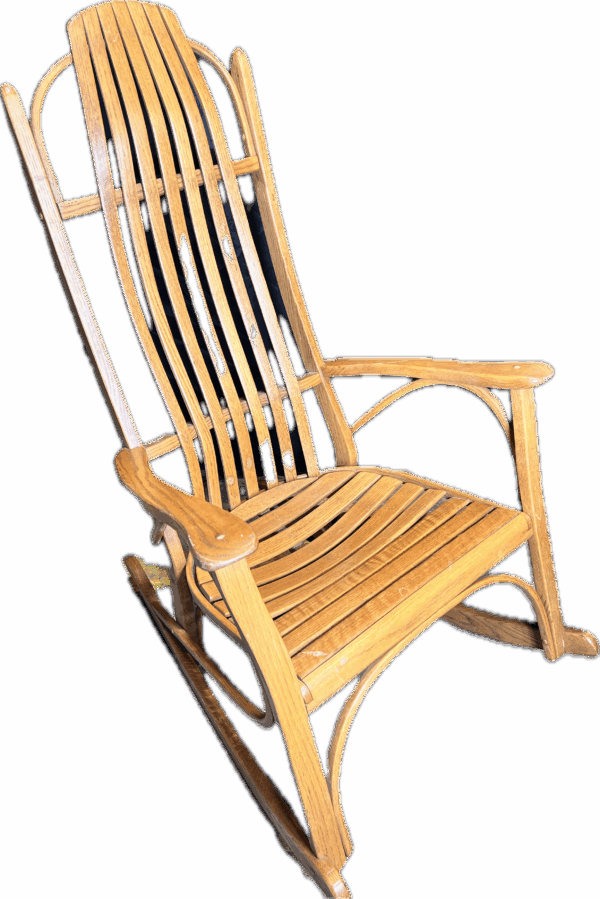 Amish Oak Slat Rocking Chair