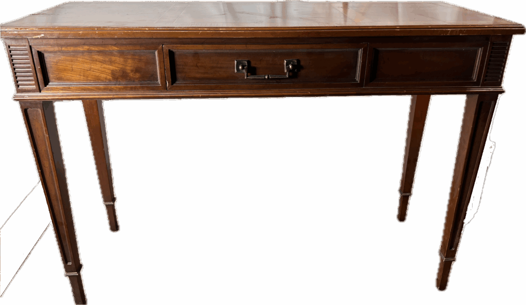 Brown Vintage 1 Drawer Console Table