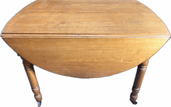 Pine Round Drop Leaf Table