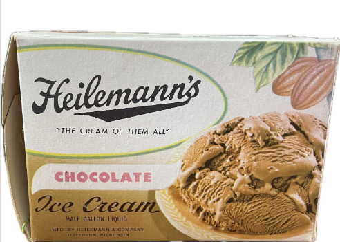 Vintage Heilemann's Chocolate Ice Cream Box