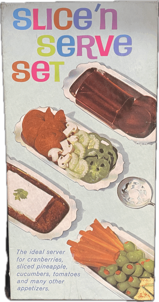 Vintage Slice N Serve Set
