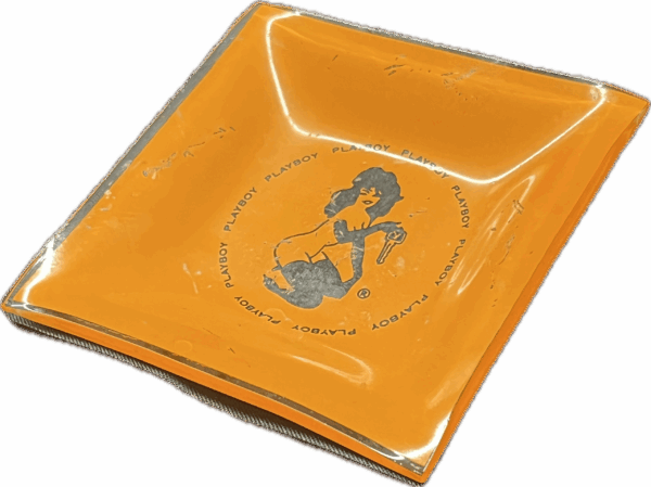 Orange Playboy Club Ashtray