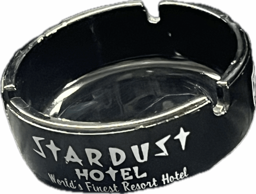 Stardust Hotel Black Ashtray