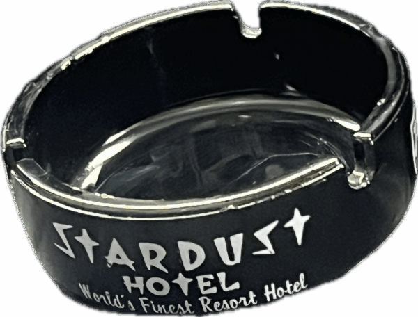 Stardust Hotel Black Ashtray