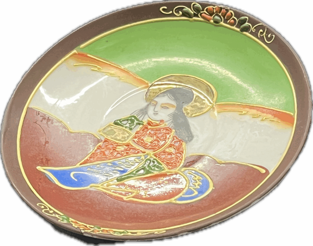 Vintage Hand Painted Japanese Dish