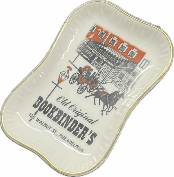Original Bookbinders Restaurant Philadelphia Tip Tray