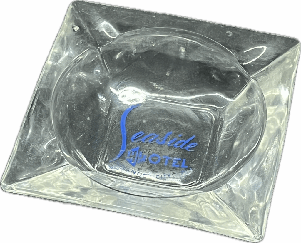 Seaside Hotel Glass Ashtray
