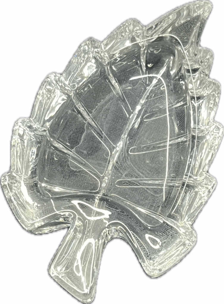Crystal Leaf Ashtray