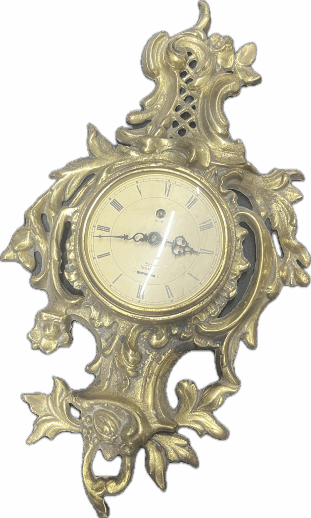 French Louis XVI Style Rococo Clock
