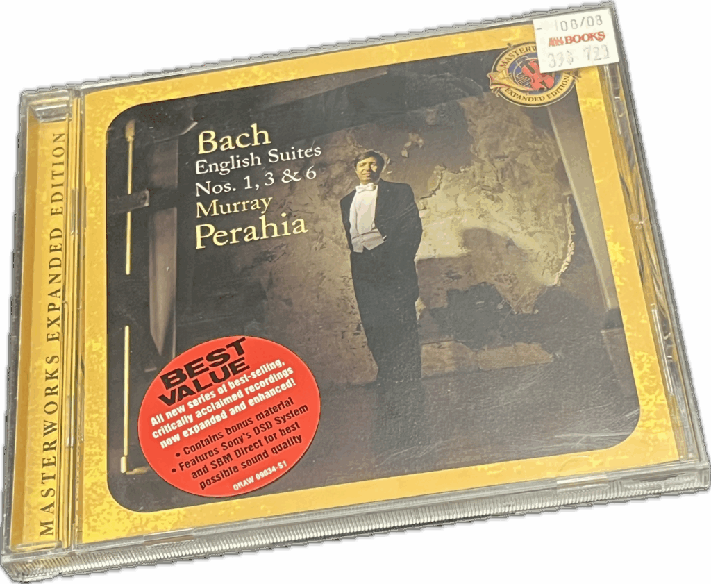 Murray Perahia Compact Disc "Bach English Suites"