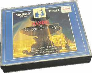 Handel 3 Compact Disc Set "Concerti Grossi, Op.6"