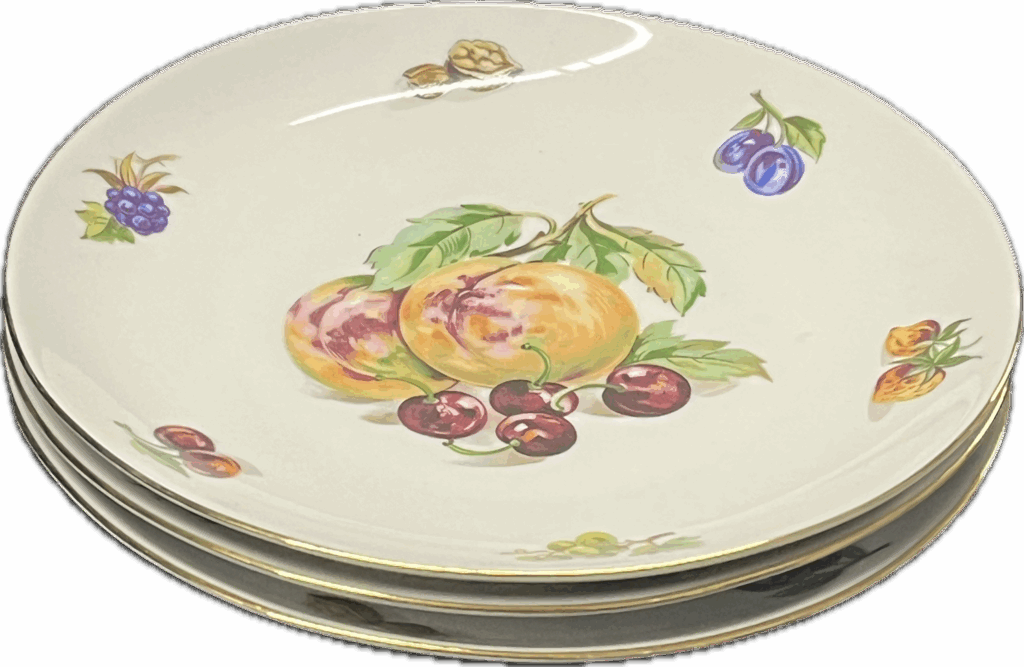 Czech Fruit Plates