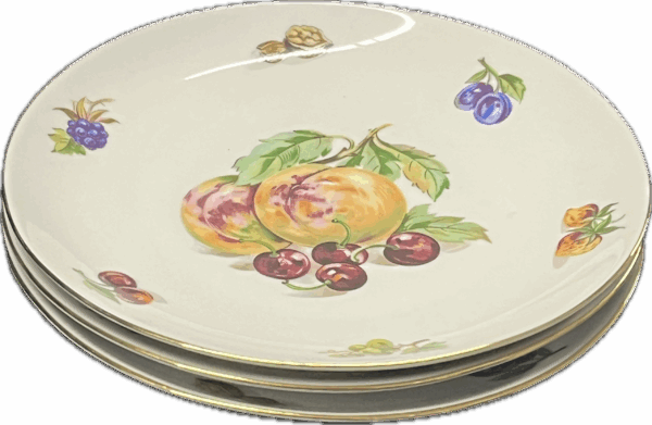 Czech Fruit Plates