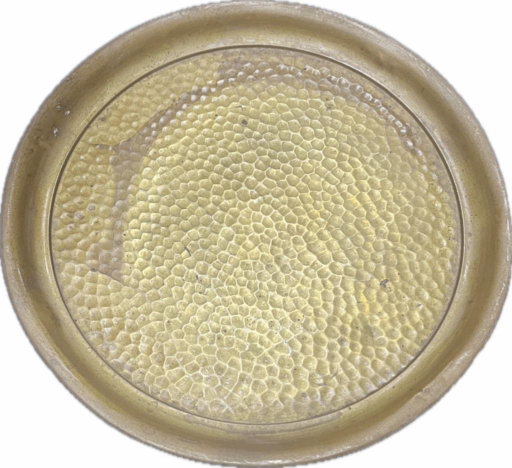 Hammered Brass Tray