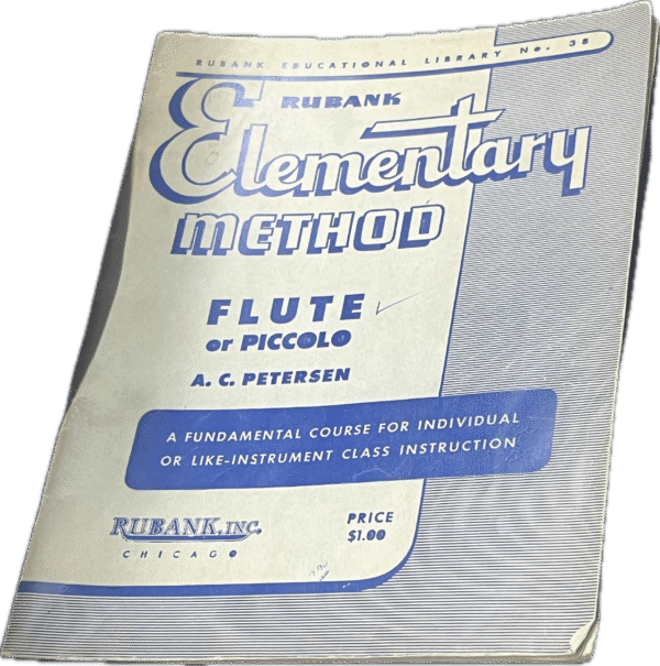 Elementary Method for Flute Book