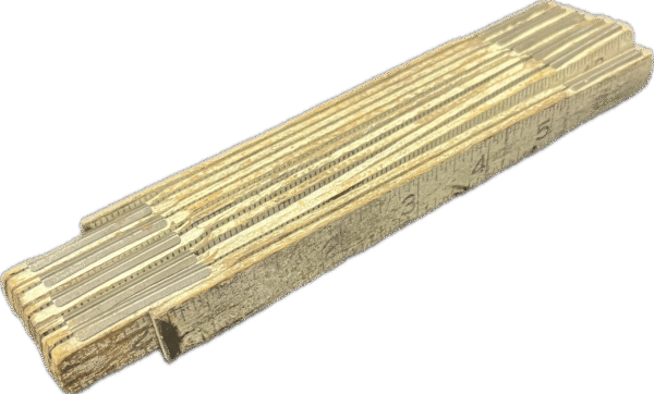 Vintage Wood Folding Ruler
