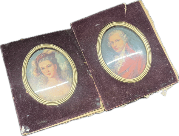 Victorian Portraits in Purple Velvet Matte