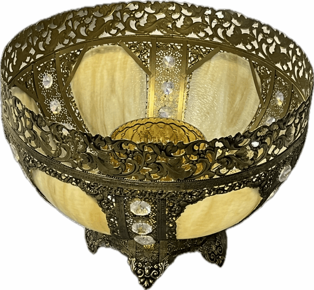 Ornate Gold Lighting Fixture