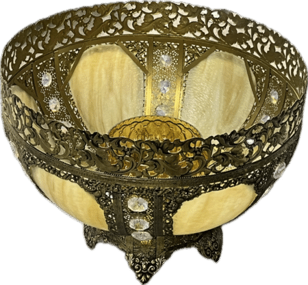 Ornate Gold Lighting Fixture