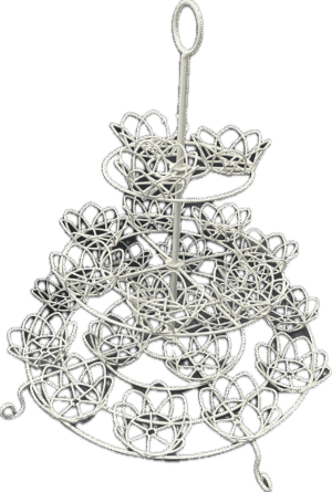 White 3 Tier Cupcake Stand