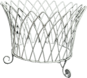 Silver Fruit Basket
