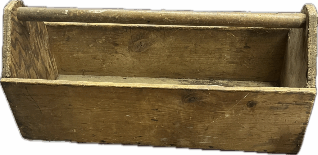 Vintage Wooden Carpenters Tool Box