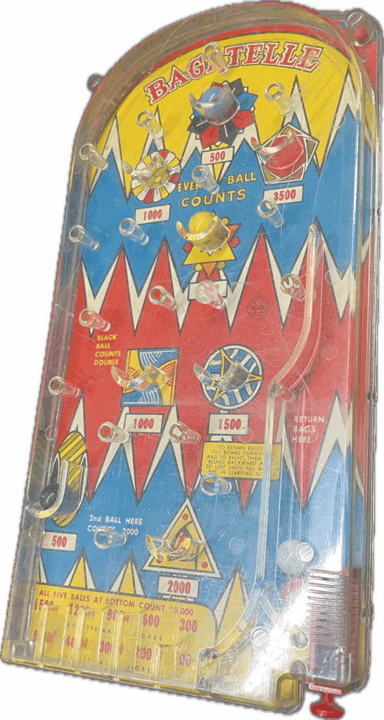 Bagatelle Manual Pinball Game