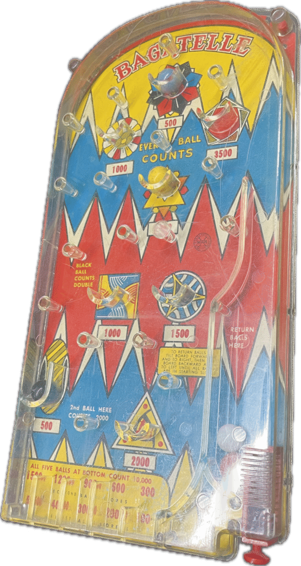 Bagatelle Manual Pinball Game