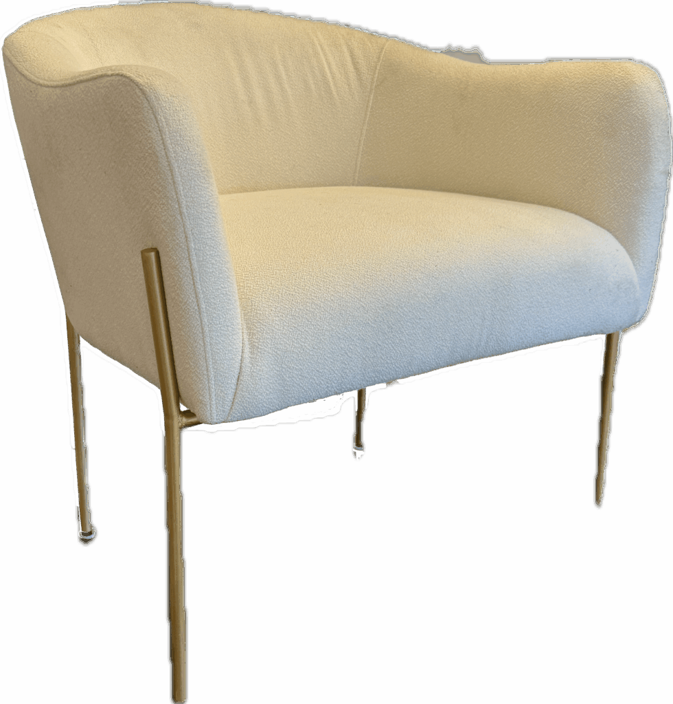 Low Back Boucle Chair